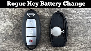 How To Replace NISSAN ROGUE Remote Key Fob Battery 2019  2021 DIY Change Replacement Batteries [upl. by Lyram490]