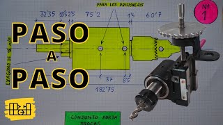 Construcción FRESADORA omnidireccional para TORNO torno fresadora milling [upl. by Lewes]