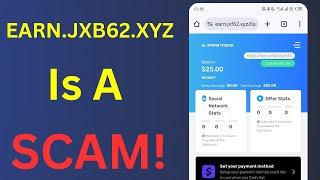 Earnjxf62xyz Review  Earnjxf62xyz Is A Scam [upl. by Emearg]