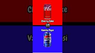 quotWould You Rather CocaCola vs Pepsi  Soda Challenge  Fizzy Drink Quizquot [upl. by Sosthina465]