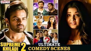 quotSupreme Khiladi 2quot Movie Ultimate Comedy Scenes  Sai Dharam Tej  Anupama  Aditya Movies [upl. by Etat]