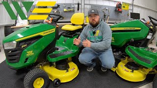 Should You Buy a John Deere S100 Series or X300 Series Riding Mower [upl. by Naejamron]