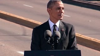 President Obama Delivers Remarks on the 50th Anniversary of the Selma Marches [upl. by Ayik]