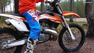 KTM 250 SX 2Stroke  First Test Ride [upl. by Arlyn898]