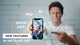 How To Edit 360 videos on phone w the new Insta360 App  AI Pro and Quick Edit features 2024 [upl. by Nauqes]