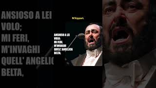 Luciano Pavarotti sings ‘M’Appari’ [upl. by Ellerret]