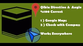 How to find Qibla Direction for my current Location using Android Devices [upl. by Greff]