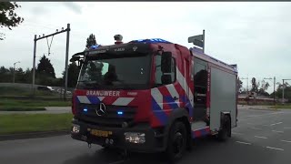 Brandweer Wormerveer TS 118036 en Politie met spoed naar een Ongeval N203 in Krommenie [upl. by Anorahs607]