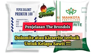 Penjelasan The Brondols Dolomite atau Kieserite terbaik Untuk Kelapa Sawit [upl. by Eilarol]