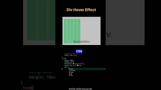 Amazing Div Hover Effect Using HTML amp CSS html css hover webdevelopment csstips [upl. by Sulohcin]