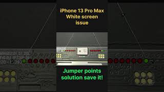 Iphone 13 pro max white display solution 👍🏻 [upl. by Alroi]