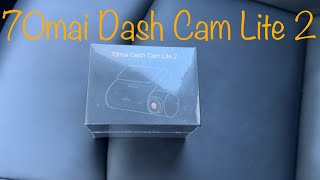 70Mai Dash Cam Lite 2 Unboxing Review and Footage [upl. by Angele350]