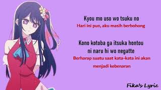 IDOL「アイドル」 Yoasobi  Lyric Romanized Terjemahan Indonesia [upl. by Garbe]