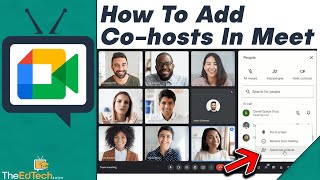 How To Add Cohosts In Google Meet [upl. by Nowd786]