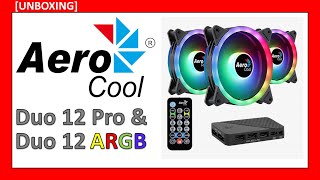 Aerocool DUO 12 PRO Kit amp DUO 12 Unbox and Features [upl. by Akinirt580]