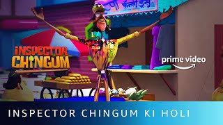 Inspector Chingum ka Happy Holi Dance  Holi Special  Amazon Prime Video [upl. by Ajiak250]