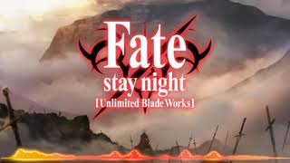 【Fatestay night UBW】高音質 op brave shine 1時間耐久1hour [upl. by Batty495]