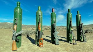 Rifles vs Full Oxygen Tanks [upl. by Ardnac]