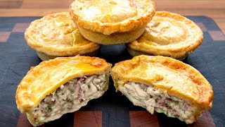 Creamy Chicken Ham and Mushroom Pie Best pie you’ll ever taste [upl. by Christophe]