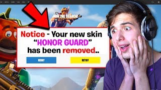 I GOT TROLLED BY RARE SKIN CODE Fortnite [upl. by Yhtur]