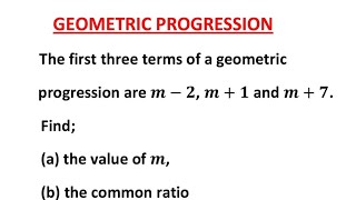 Geometric Progression 2020 G12 Internal Maths Paper 2 [upl. by Swec]