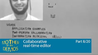 Mother of All Demos  Collaborative realtime editor [upl. by Ellesor370]