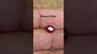 Ruby  unheated  Untreated [upl. by Kermy]