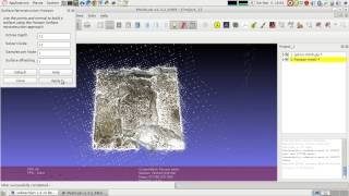 ArcheOS create a poisson mesh using MeshLab [upl. by Arita]