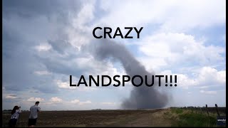 CRAZY LANDSPOUT RIPS THROUGH FARMLAND [upl. by Stephannie]