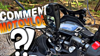 COMMENT JE FAIS MES MOTOVLOGS   MotoVlogTuto [upl. by Landa531]