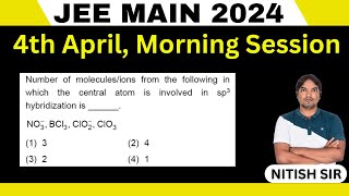 Number of molecules from the following in which the central atom is involved in sp3 hybridization is [upl. by Cuthbertson]