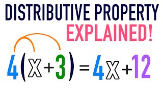 Distributive Property of Multiplication Explained [upl. by Nwahsud943]