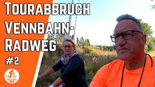 Vennbahnradweg  Tourabbruch auf unserer EBike Radreise von Aachen nach Troisvierges 2 [upl. by Edialeda]