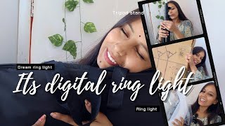 Digitak ring light with tripod stand unboxingreviewreview [upl. by Rubin]