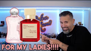 BACCARAT ROUGE 540 WITH PARFUMS DE MARLY DELINA LA ROSEE Miss Congeniality Casino Rose Elixir [upl. by Nawd504]