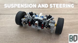 Ultra Compact Suspension And Steering  Lego Technic [upl. by Ynaffit]