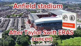 After Taylor Swift Concerts at Anfield Stage removal 16th June 2024 [upl. by Zelde]