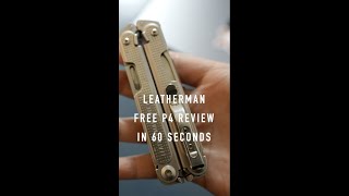 leatherman free p4 review in 60 seconds shorts [upl. by Nnylasor54]