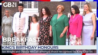 The Kings first Official Birthday Honours List announced  Lisa Hartle reports [upl. by Haramat256]