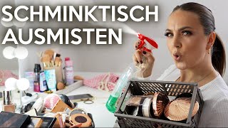 Entmüllen putzen amp neu sortieren  Schminktisch Transformation [upl. by Daffie849]