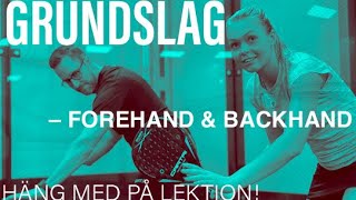 GRUNDSLAG – Så här enkelt vässar du din forehand och backhand Häng med på lektion [upl. by Rosena604]