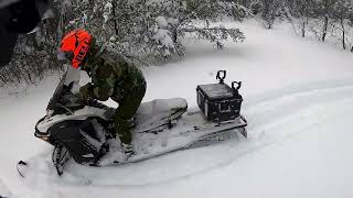 Ski Doo Expedition Sport 600EFI in powder [upl. by Brandes799]