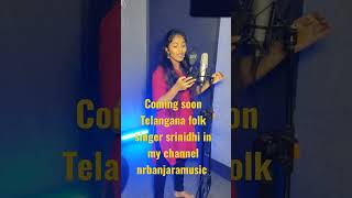 latest foksongs  Telangana folk singer srinidhi song music Indrajeth NR Banjara music [upl. by Yahsal]