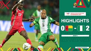 GUINEA BISSAU 🆚 NIGERIA Highlights  TotalEnergiesAFCON2021  Group D [upl. by Lindsley]