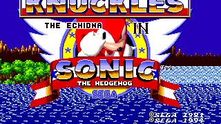 Knuckles the Echidna in Sonic the Hedgehog  Walkthrough [upl. by Heise]