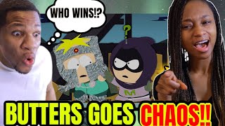 BUTTERS TURNS INTO PROFESSOR CHAOS South Park Funniest Moments I BUTTERS VS MYSTERION  Who wins [upl. by Yatnwahs]