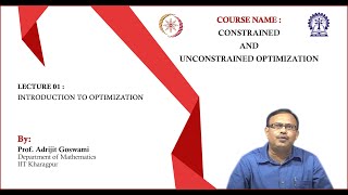 Lecture 1  Introduction to Optimization [upl. by Mccullough724]