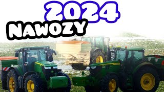 Nawozy 2024🔥John Deere 7280R 6R175 [upl. by Carney381]