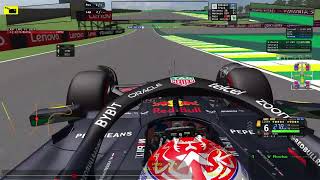 Rfactor  F1 2024 max verstappen Hot lap Brazil [upl. by Arnoldo]