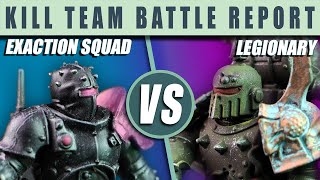 Legionaries vs Exaction Squad  Kill Team Battle Report [upl. by Lednew]